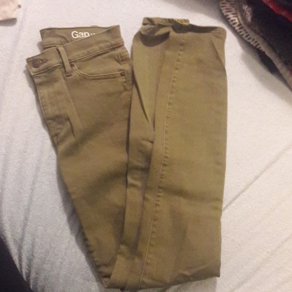 Faded Green pants 25R